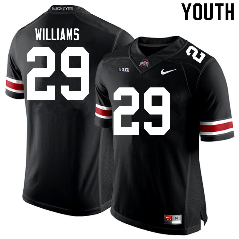 Youth #29 Kourt Williams Ohio State Buckeyes College Football Jerseys Sale-Black